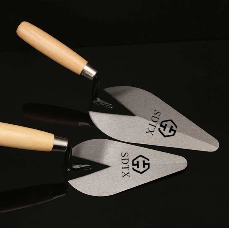 1pc Carbon Steel Trowel Garden Floor Road Concrete Stepping Driveway DIY Pavement Brick Trowel With Cement And Mortar