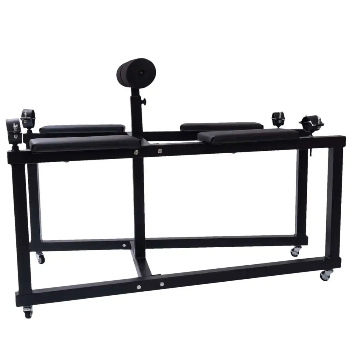 Adult Sex Bondage Chair Body Restraint Forced Split Leg Sex Bed for Couples Slave Training Chair with Vibrator Machine Dildo