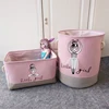 Baby Toys Storage Basket Gift Basket Foldable Canvas Fabric Laundry Basket for Clothes Books Home Organization Room Decor 1