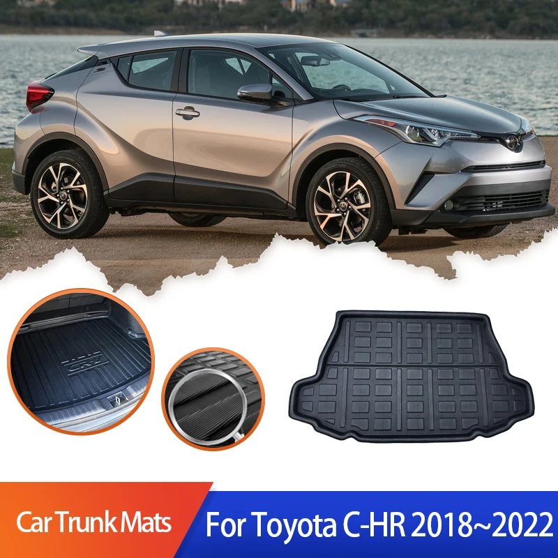 

Car Trunk Mats For Toyota C-HR CHR AX10 AX50 2018 2019 2020 2021 2022 Rear Boot Cargo Liner Covers Anti-Slip Auto Accessories