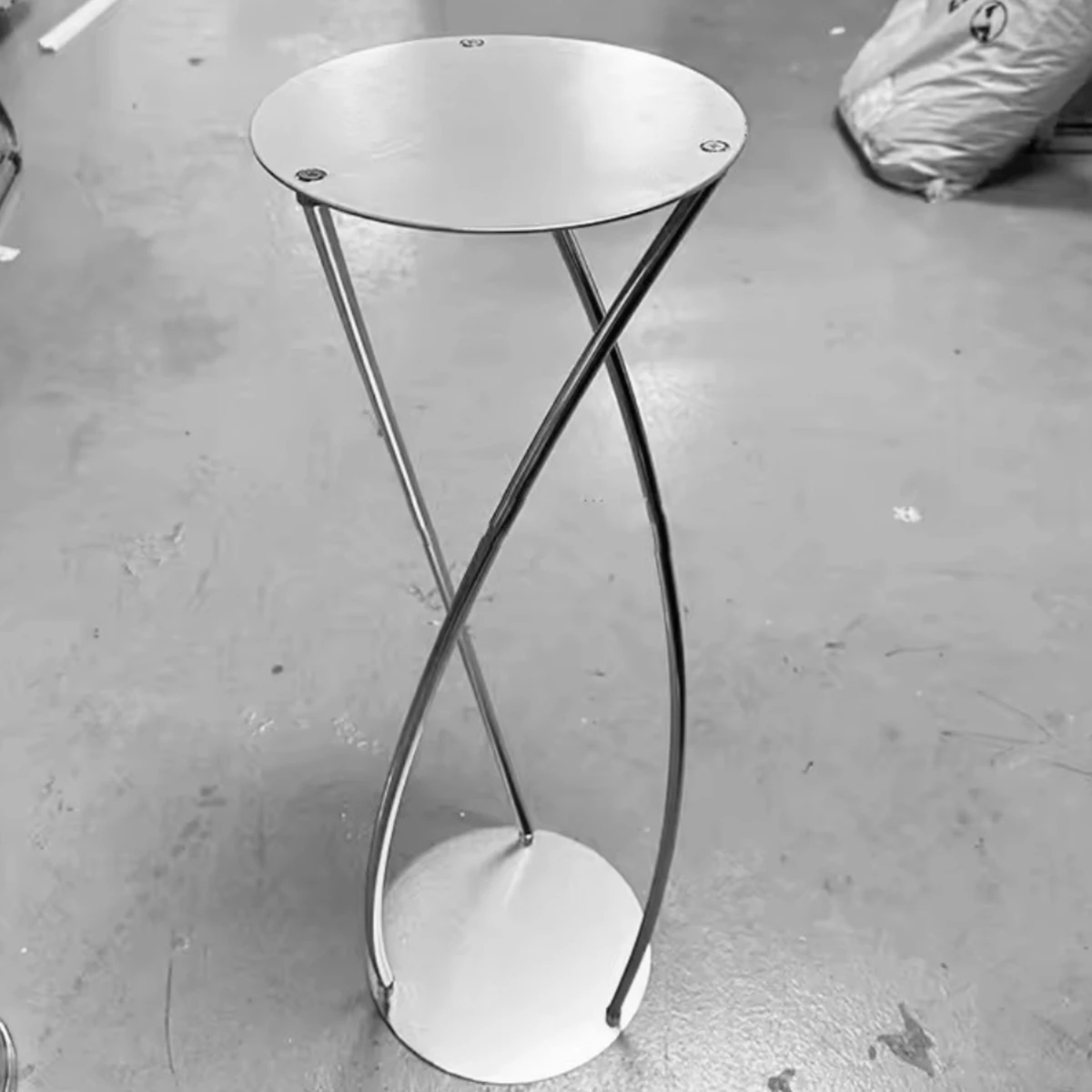 10pcs 60cm to 100cm)New design black gold metal flower stand wedding table centerpiece flower holder wedding decoration supplies