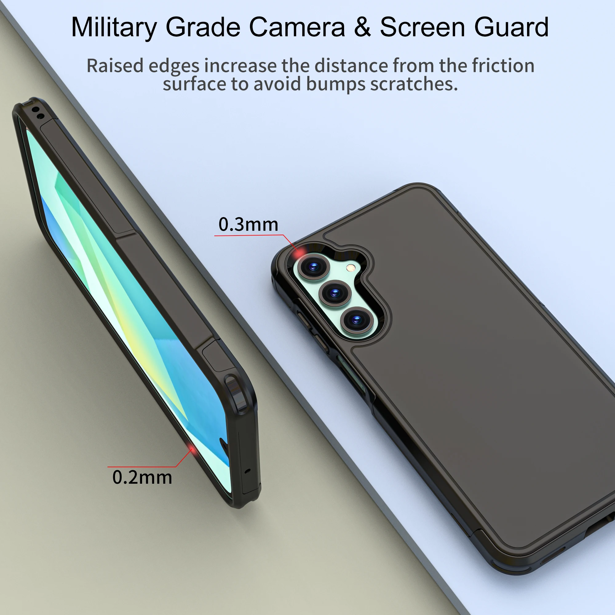 Military Grade Shockproof Phone Case - Durable Protective Bag