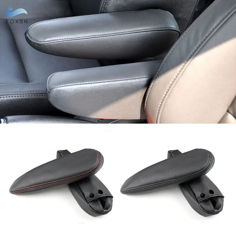 

Для Citroen C4 Peugeot 307 2008 2009 2 шт. автомобильный кожаный подлокотник из микрофибры для сиденья кожаный чехол Защитная отделка