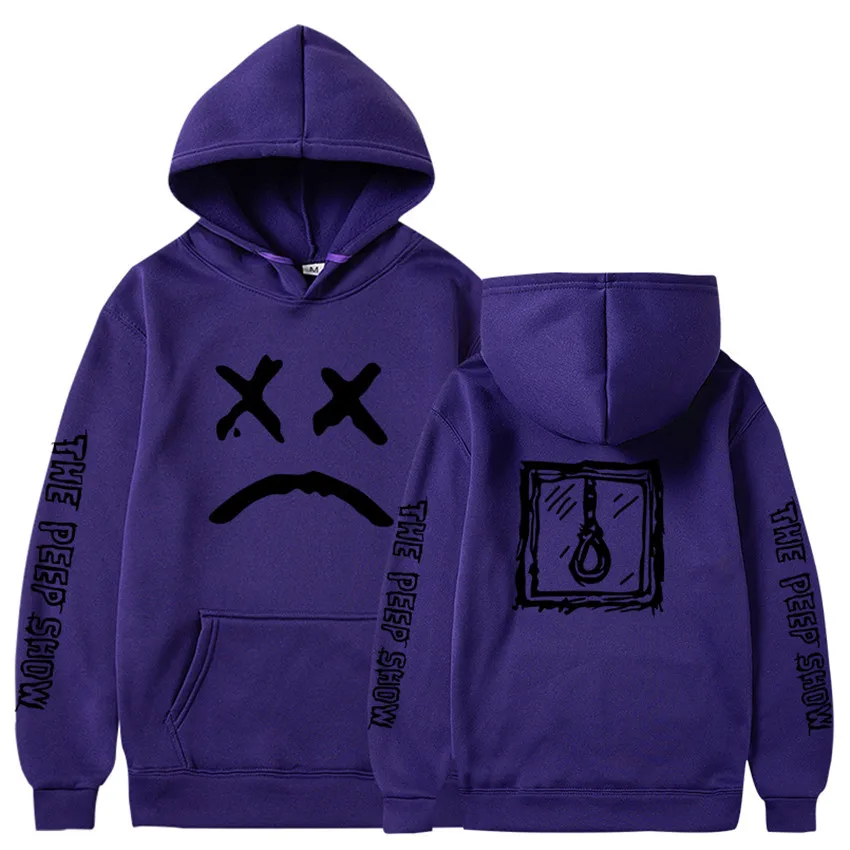 Men Hoodies 2020 Lil.Peep Happy Smiling Face Print Winter Fashion Unisex Couple Pullover Streetwear Sweatshirts Male Sudaderas (5)