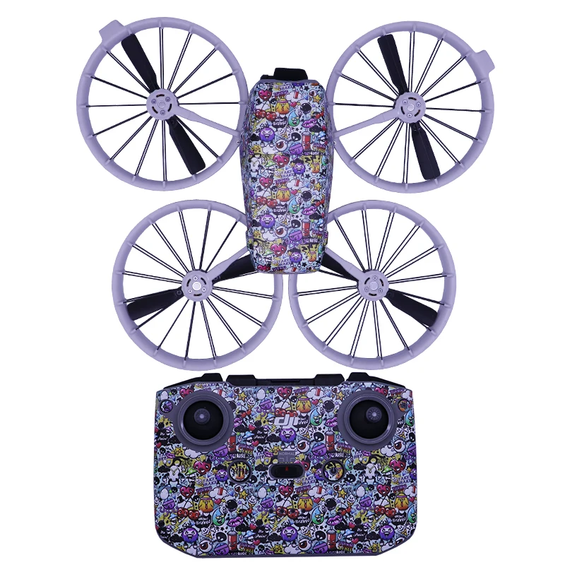 Decorative Sticker For DJI Flip Waterproof Portective Stickers Body Full Coverage Flim Stickers For DJI Flip Drone Accessories