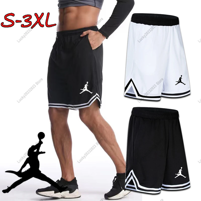 Men Summer Printed Sport Basketball Shorts Mesh Gym Running Shorts Male Loose Casual Shorts Fitness Beach Shorts Man Clothing