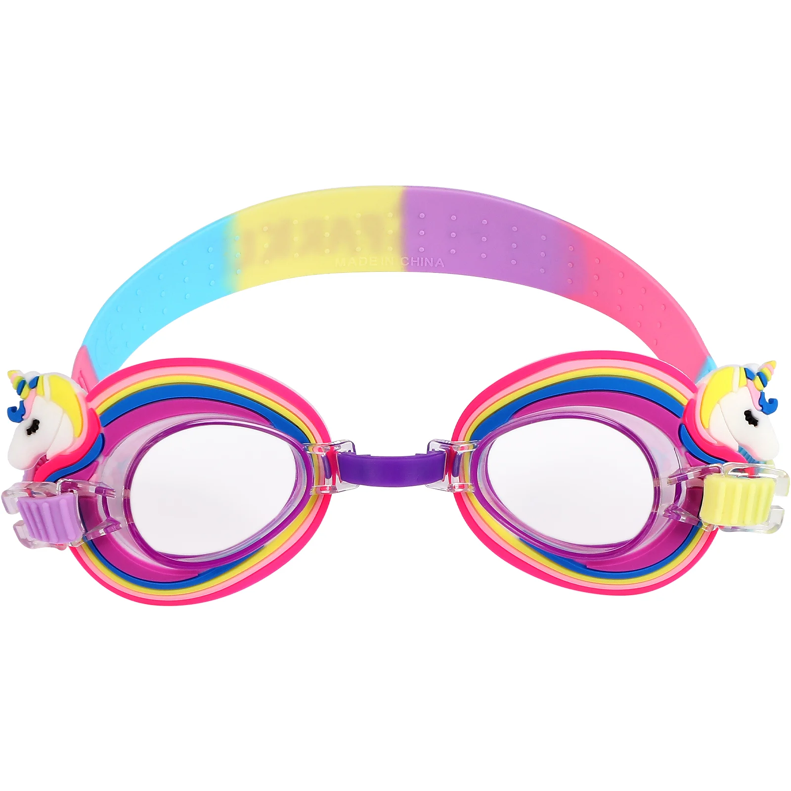 

Children's Swimming Goggles Kids Anti Frog Glasses Cartoon Silica Gel Toddler Girl Adjustable Unicorn