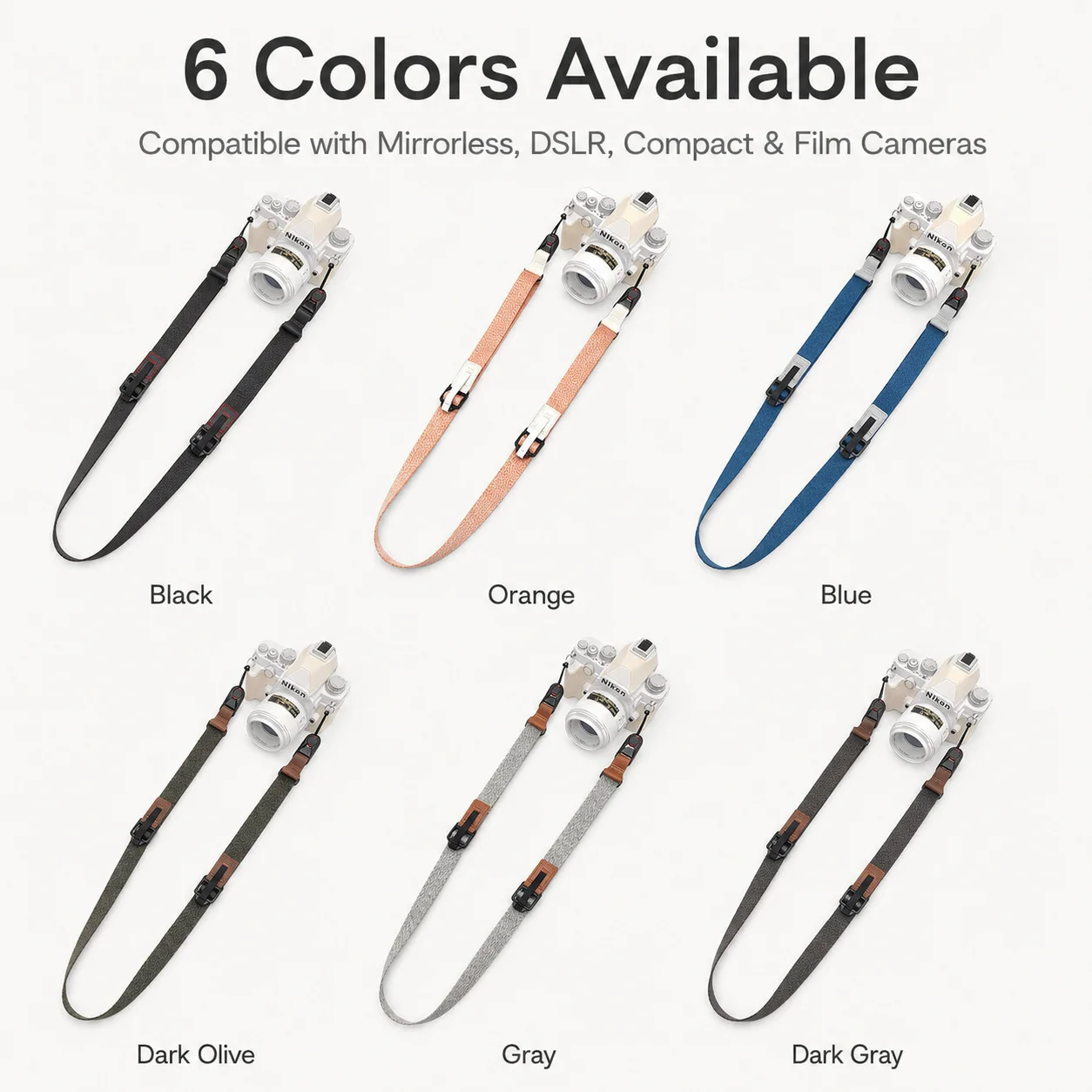 Quick Release Adjustable Camera Shoulder and Neck Strap