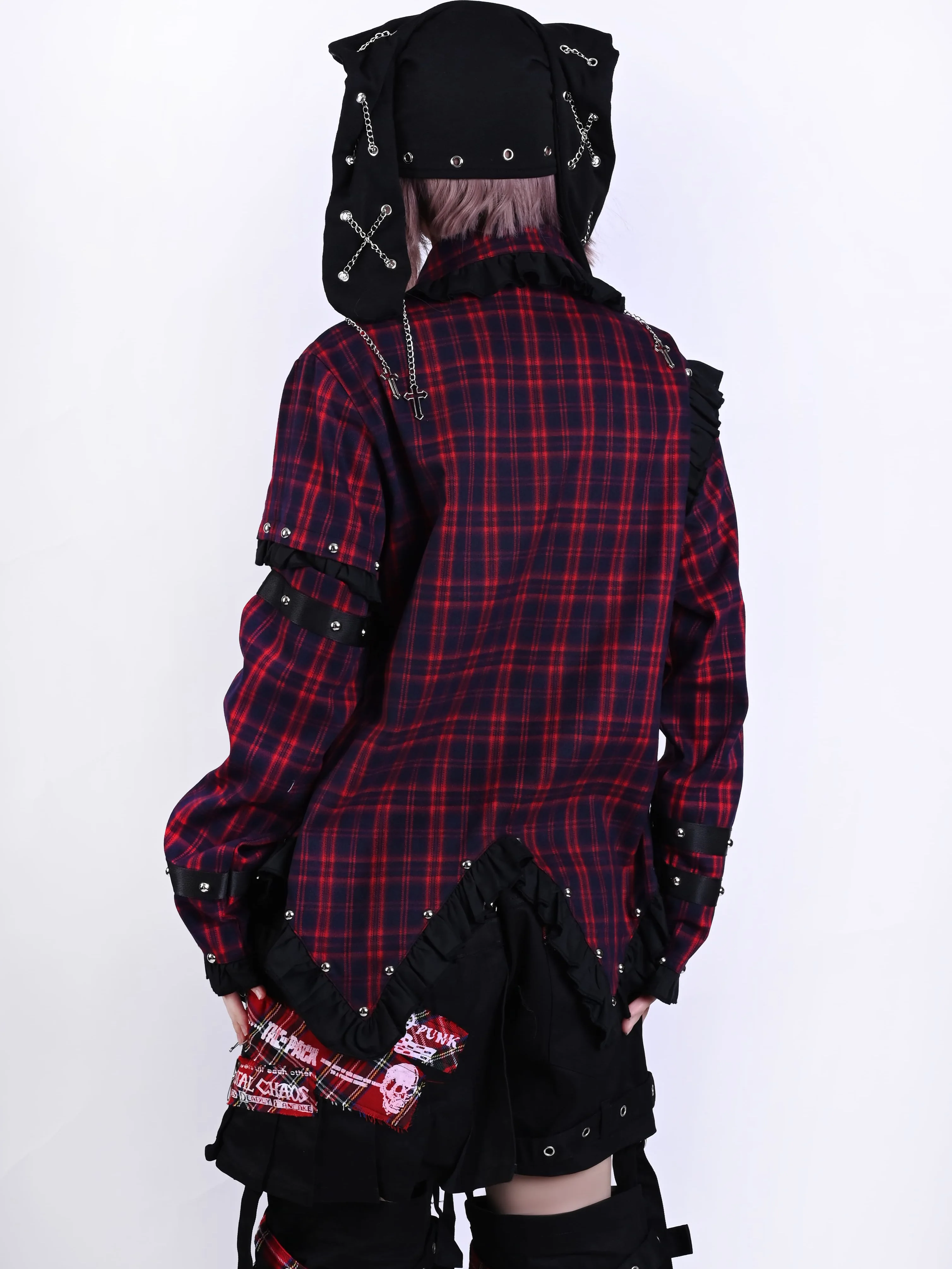 Japanese Kill Matt Rock Punk Style College Long Sleeved Women's