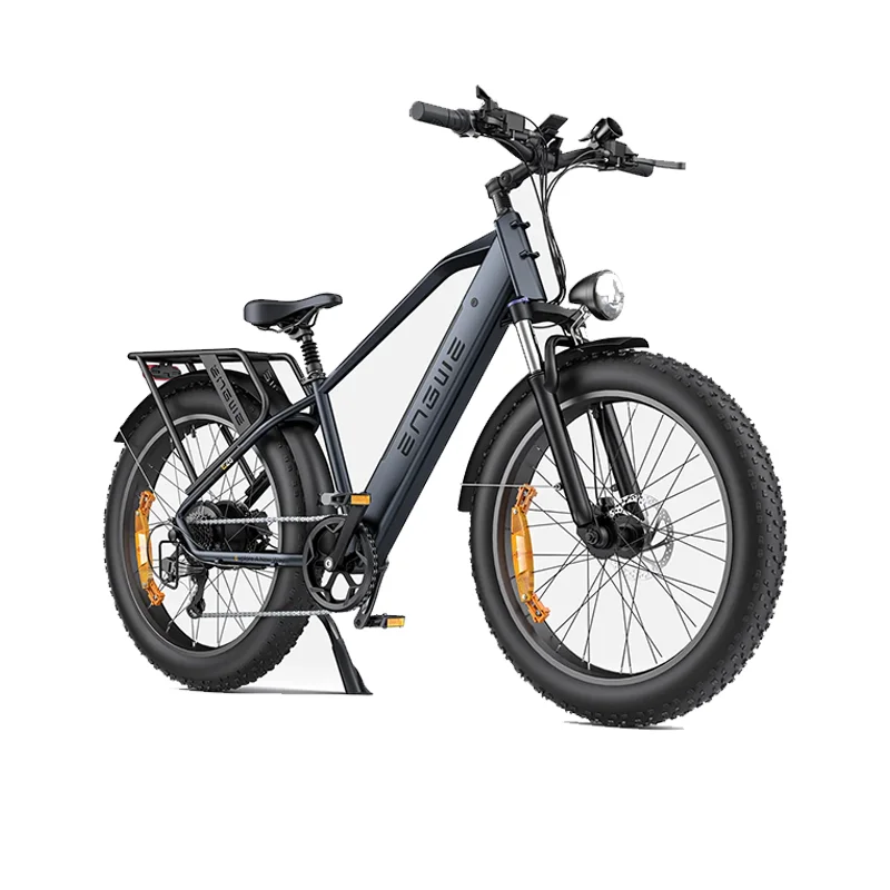 Bici elettrica Engwe E26 Pneumatici grassi da 26 pollici Alto passo o step-Thru 250W 48V 16Ah 768Wh Doppia sospensione SUV fuoristrada E-bike - immagine 4