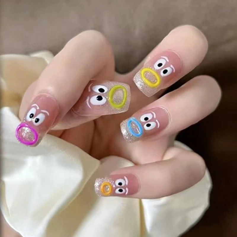 1pc Monster Nail Art Stickers