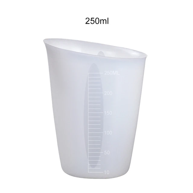 250ml Silicone Measuring Cup Resin Glue DIY Tool Jewelry Measuring