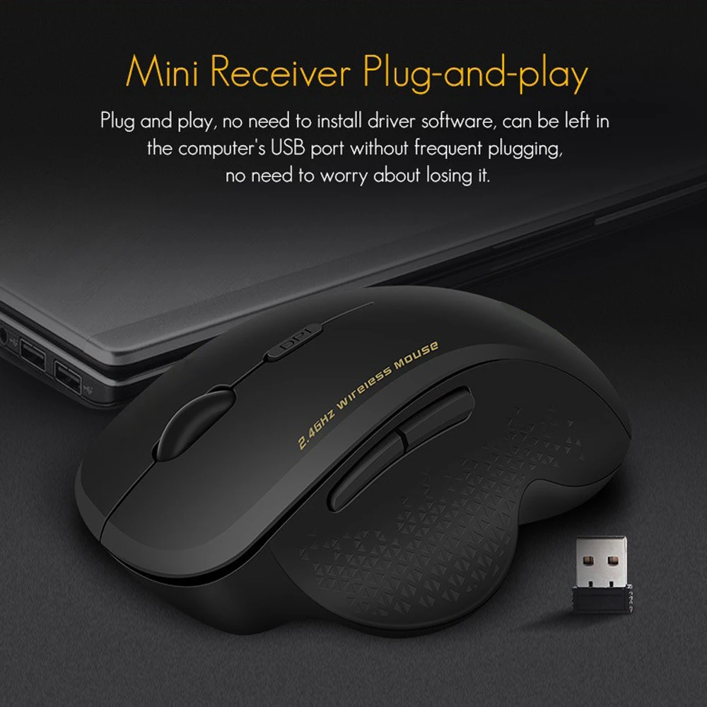 Wireless-Mouse-Bluetooth-compatible-Mouse-for-Computer-PC-Laptop ...