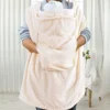 1pc soft baby blanket with water ripples,coral fleece cover up blanket,baby outing wrap blanket.Perfect gift for baby. 1