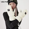 VECTOR Men's Women's Winter Ski Snowboard Waterproof and Warm Thick Snow Polar Fleece Gloves Snow Sports Gloves Snow Gloves 5