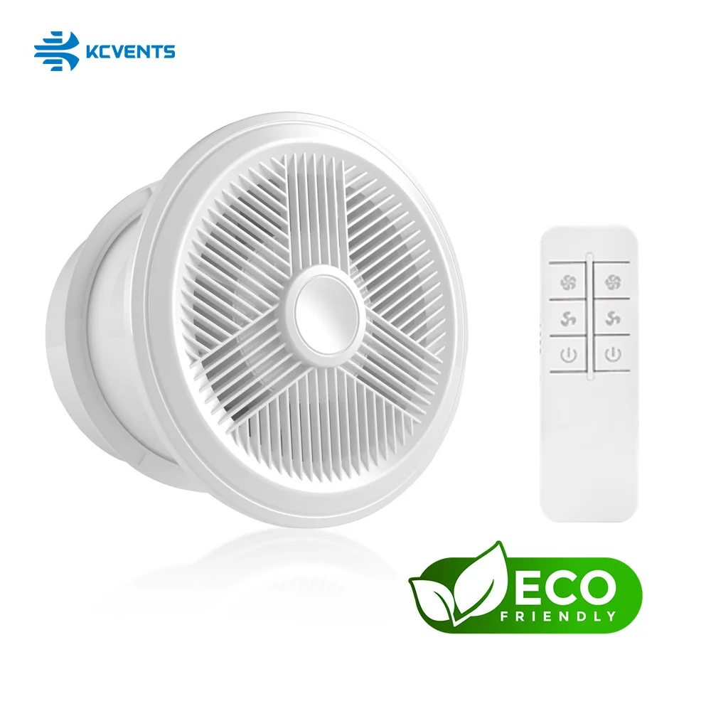 Eco Friendly Two Way Banheiro Exaustor Ventilador de Ventilação com Controle Remoto para Janela Montagem na Parede Casa