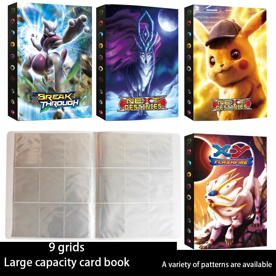 Pokemon Game Cards Album Book 432Pcs Anime Card Collectors Holder Loaded  List Capacity Binder Folder Pokemons Toys for gifts Kid| | - AliExpress