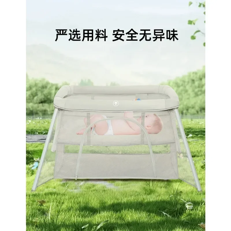 Multi functional folding baby crib, mobile and portable children's bed, baby outdoor game bed