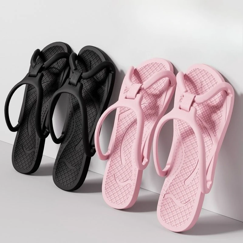 Women Fashion Slippers Easy To Fold Convenient Travel Beach Shoes Indoor Men Slippers Comfortable Light Casual Slippers Couple 1