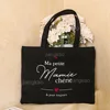 Thank You Grandma for All These Magical Moments Printed Women Tote Bag Canvas Shopping Bags Female Shoulder Bag Gift for Mamie 6