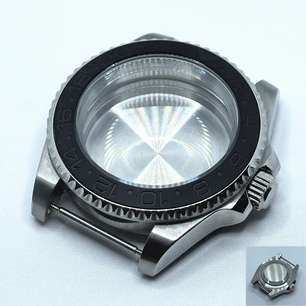 40mm Transparent Glass Watch Case