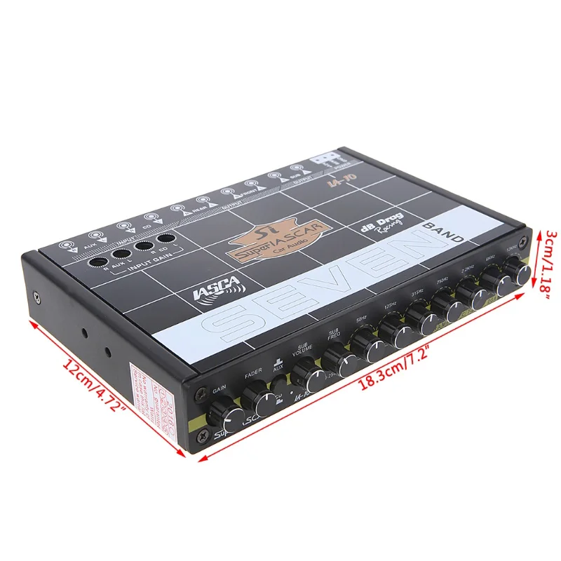 Car Audio 7 Band Equalizer Modified Car EQ Equalizer Class Fever Audio Tuner