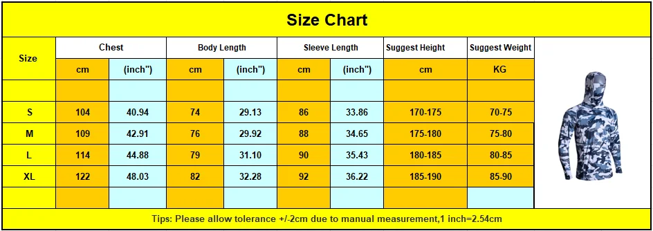 Description Picture 2 of itemUPF 50+ Mens Hooded Fishing Shirt with Mask UV Neck Gaiter Hoodie Men Hooded Fishing Shirts Fishing Hoodie Moisture Wicking