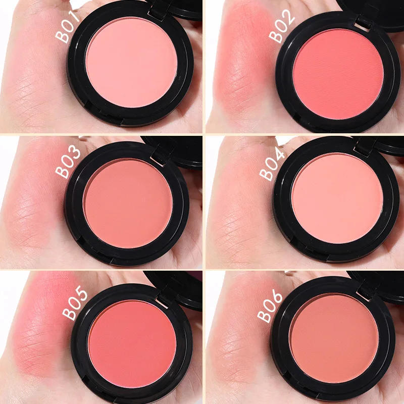 Powder Blusher Blush Powder Blush Plate Facial Blusher FOCALLURE 16 Colors Natural Matte Face Blusher Nourishing Facial Cheek Contour Peach Blush Palette Women Powder Makeup Cosmetics