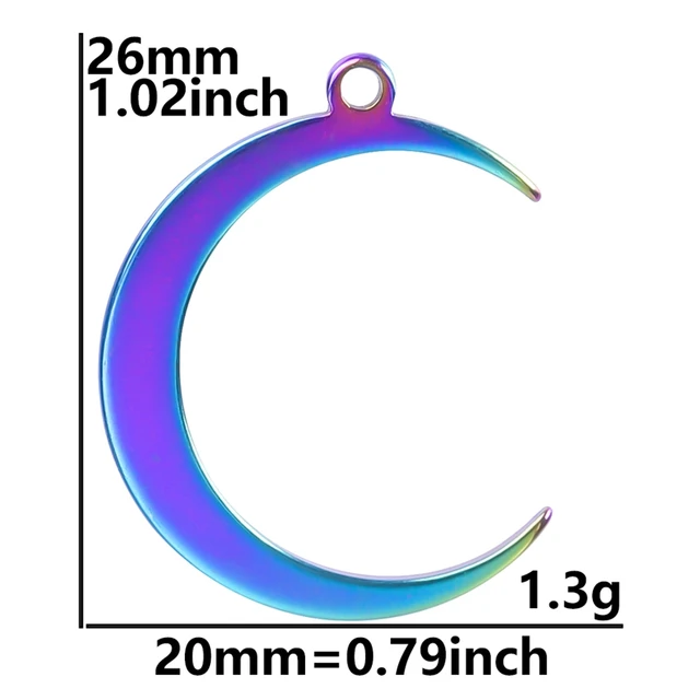 Stainless Steel Pendants Charm Alternative Set 5pcs 52