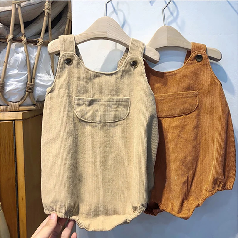 Autumn Baby Corduroy Bodysuit for Boys and Girls