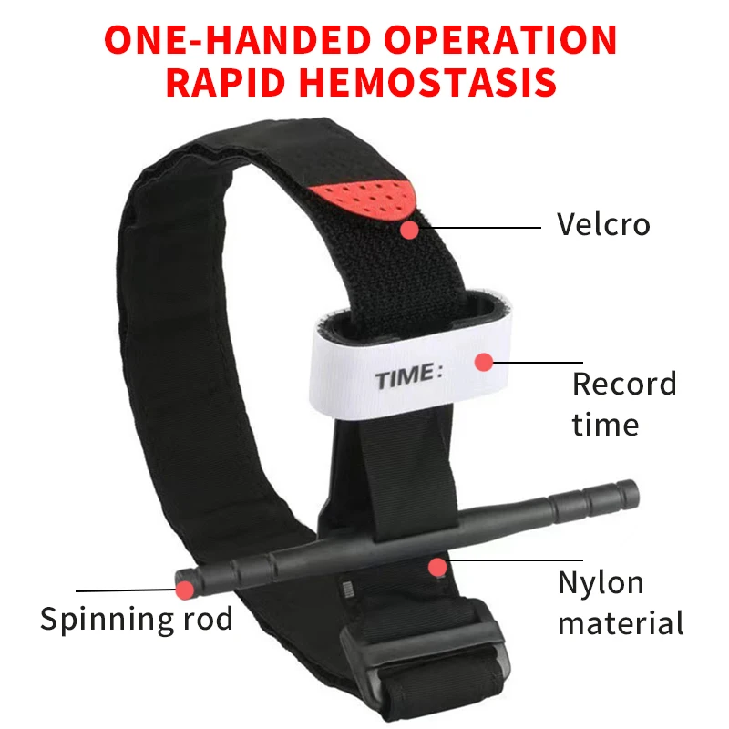 ציוד קמפינג חיצוני טורניקט עצירת דימומים מהירה רפואית חירום טקטית צבאית חקירה פעולה ערכת הישרדות