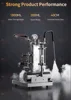 GZZT HPEM-C3S Hand Press Espresso Maker with 9Bar Stepless Pressure & Electric Heating Box Coffee Machine 220V/110V 6