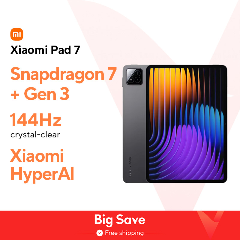 Globel Version Xiaomi Pad 7 8850mAh Battery 144Hz 11.2'' Screen Quad Speakers Tablet 45W turbo charging Dolby Visione