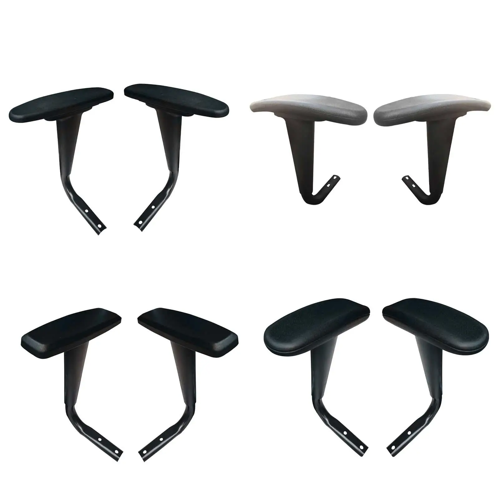 

2 Pieces Chair Armrest Pair Replacement Lifting Smooth Accessories Replacement Armrest for Office Chair Most Gaming Chairs