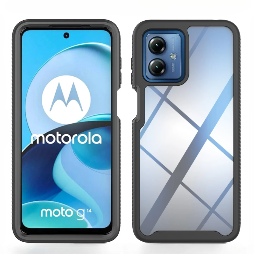 Shockproof TPU/PC Clear Case for Motorola Moto G Series