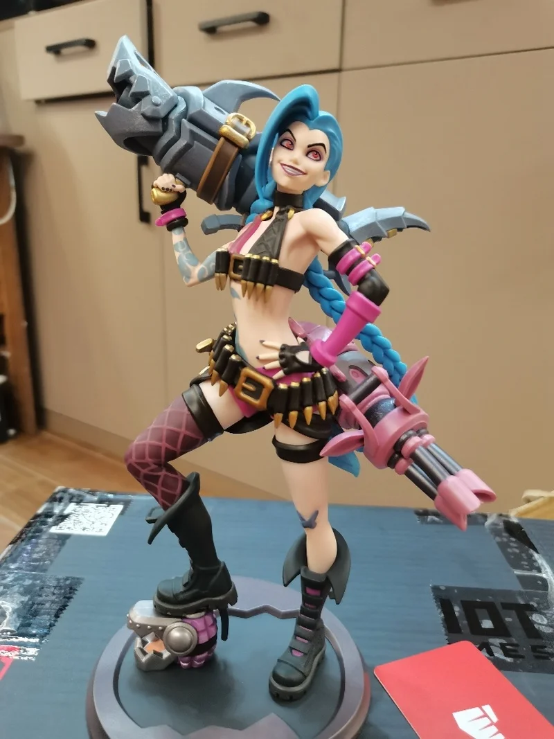 【未開封】League of Legend 【JINX】フィギュア Official Jinx 1/7 Figure Statue Arcane League of Legends Toy