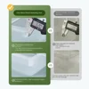 Resuable Transparent Storag Box Rectangular Multifunctional Kitchen Storage Box Food Grade Food Sealed Case Kitchen Organizer 6