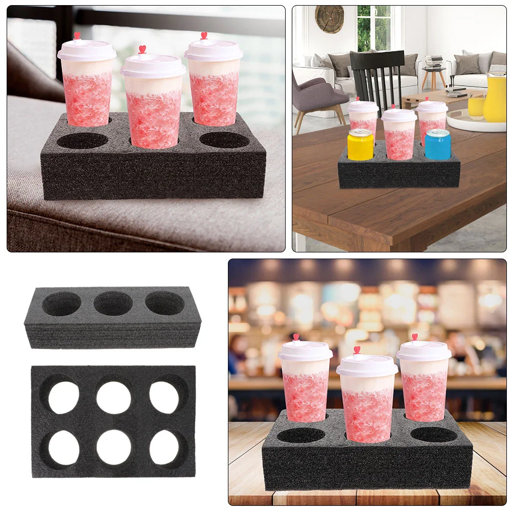 2 Pcs Milk Tea Cup Holder Couch Drink Foam for Fridge Coffee Mugs Espresso Delivery Bracket