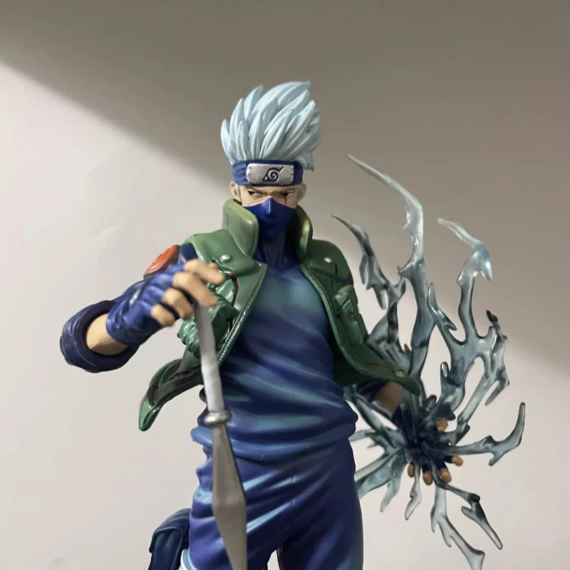 Kakashi Hatake Ninja Action Figure with Effect Parts - Collectible Anime Desktop Ornament Gift