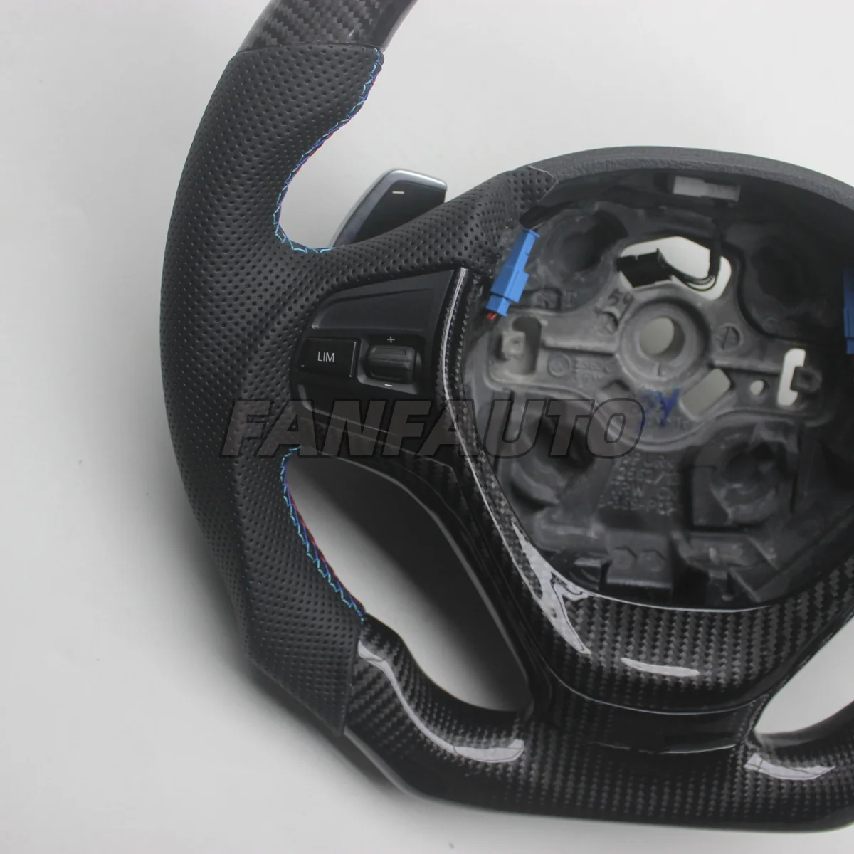 BMW F20 F21 F22 F30 F31 F34 F35 F32 F33 F36 1 2 3 4 시리즈용 맞춤형 교체용 리얼 카본 파이버 스티어링 휠