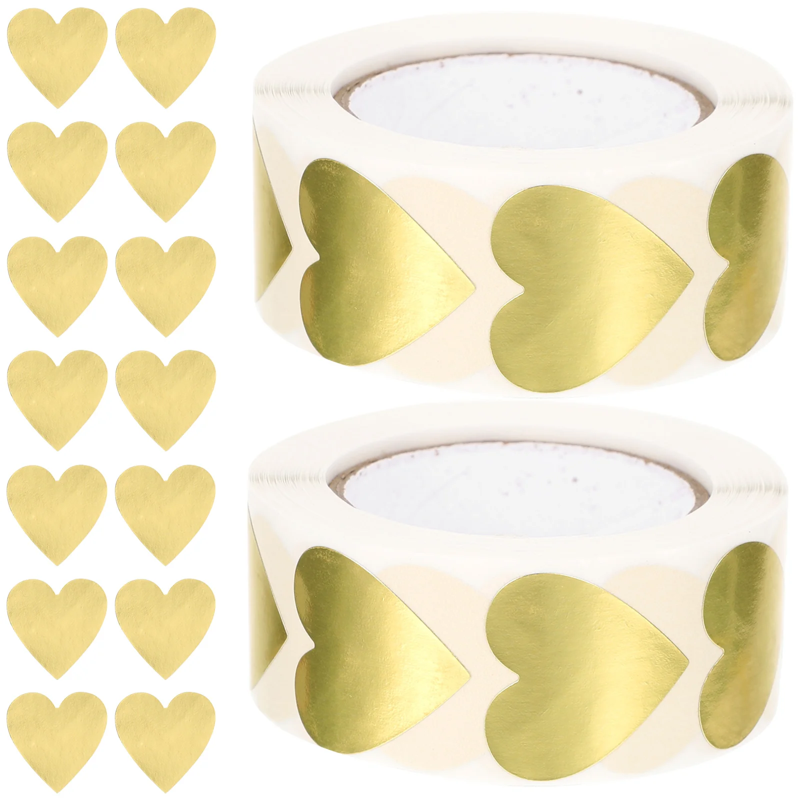 

2 Rolls of Decorative Seal Stickers Household Label Stickers Multi-function Gift Stickers