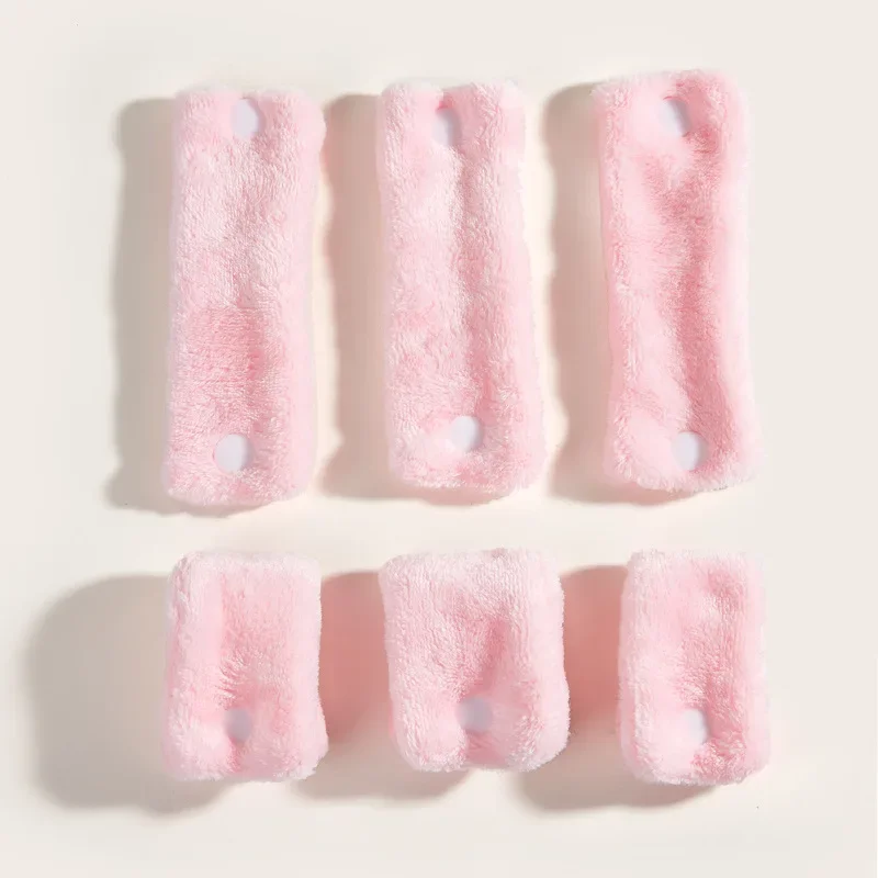 Soft Hair Rollers Heatless Hair Curlers 6pcs for Kids Thick Pillow Cloth No Hurt Roller Large Long for Sleep NightTime hair styling tool hair curling tools