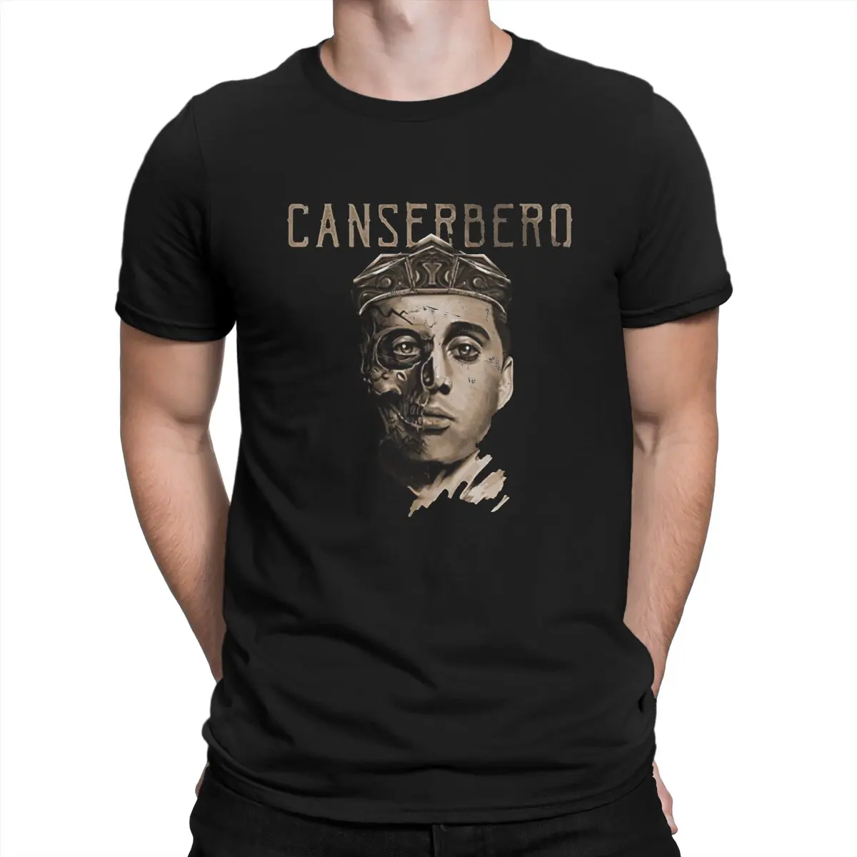 thumbnail image 1 of Camiseta de hip hop Tir José González Orama, camiseta de ocio Canserbero, artículos de verano para adultos, 1 of 6