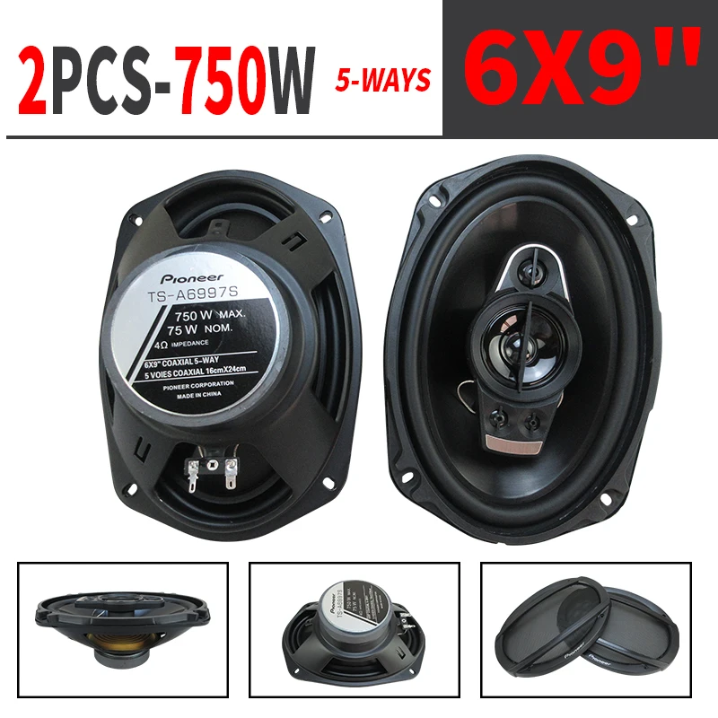 Car Audio Pioneer 6986 Speakers Old School Pioneer TS-A6986 6x9