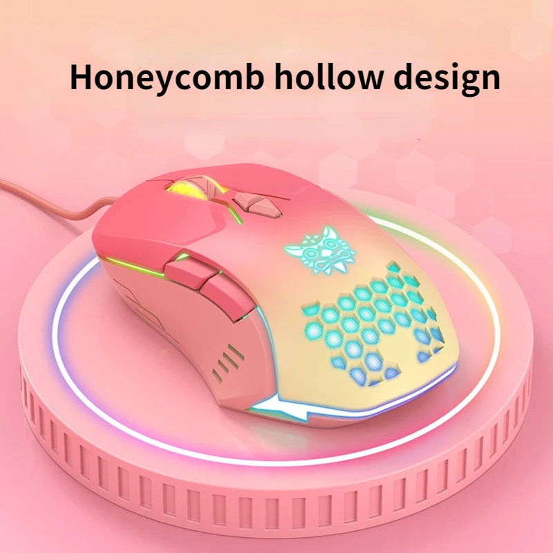 

USB Wired Gaming Mouse 6400DPI Adjustable 7 Buttons LED Backlit Professional Gamer Mice Ergonomic Computer Mouse for PC Laptop