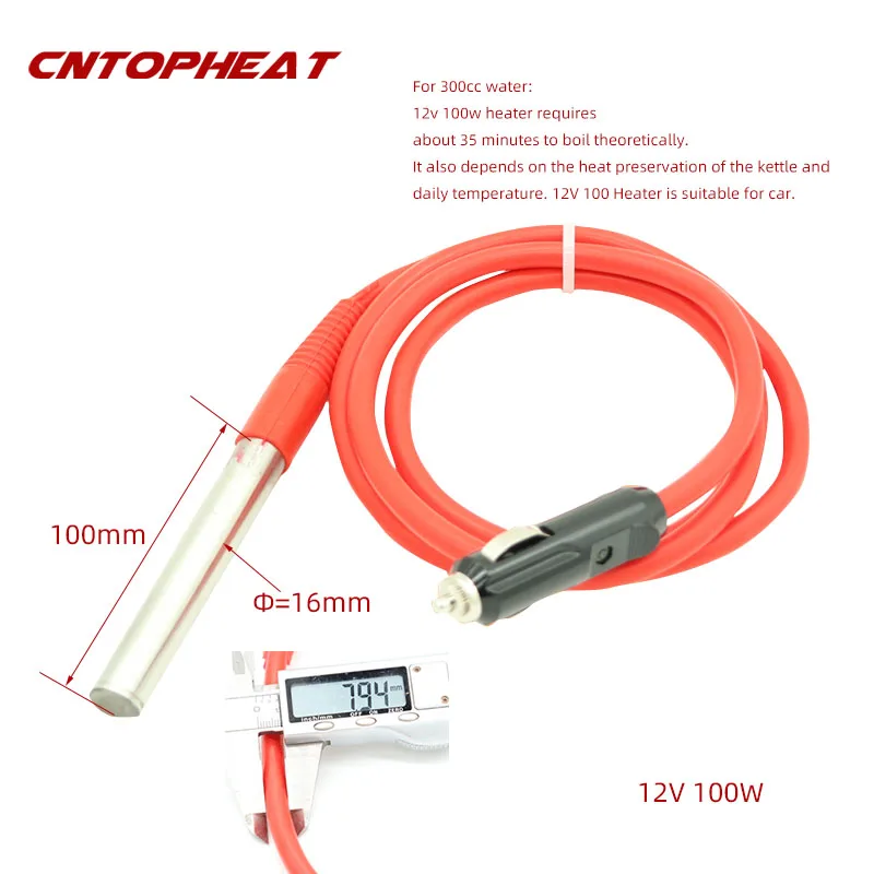12v 24V Vehicle Mounted Cartridge Heater Tubular Heating Element Food Grade Water  Heater for Caravan/Car/Truck/Camper - AliExpress