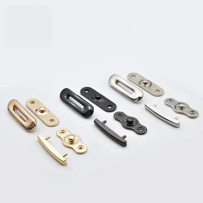 

1Pair High Quality Metal Buckles Craft Decoration Invisible Buckles Sewing DIY Snap Wallet Bag Leathercraft Clothing Accessories