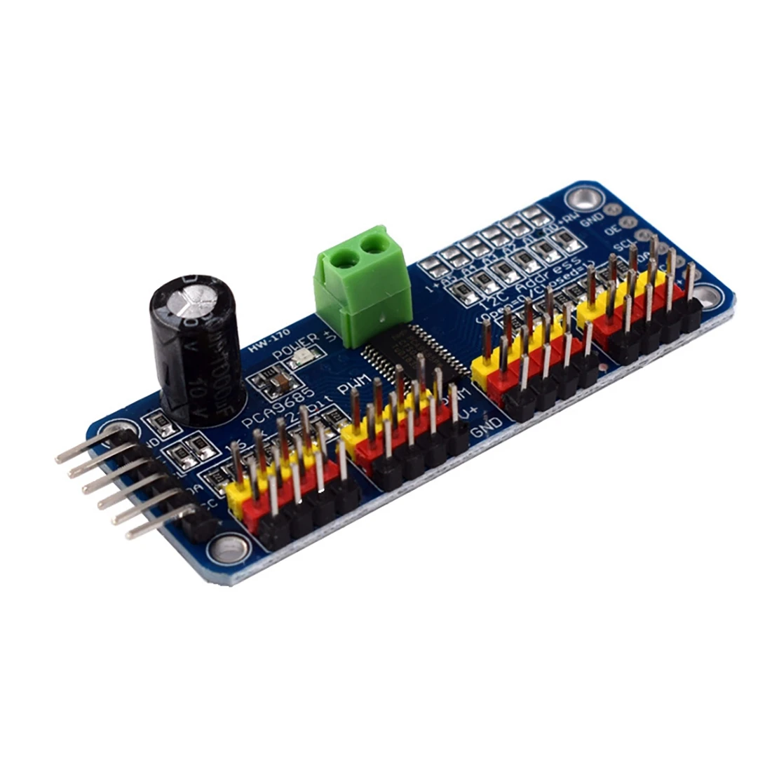 A75T (170)16Ch PWM/서보/서보 드라이버 보드 컨트롤러 IIC PCA9685