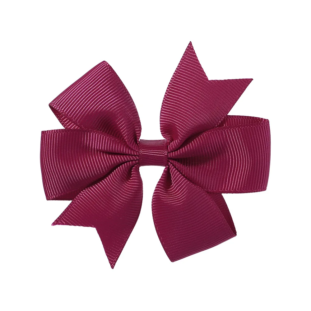Vibrant Grosgrain Ribbon Hair Bows Clips