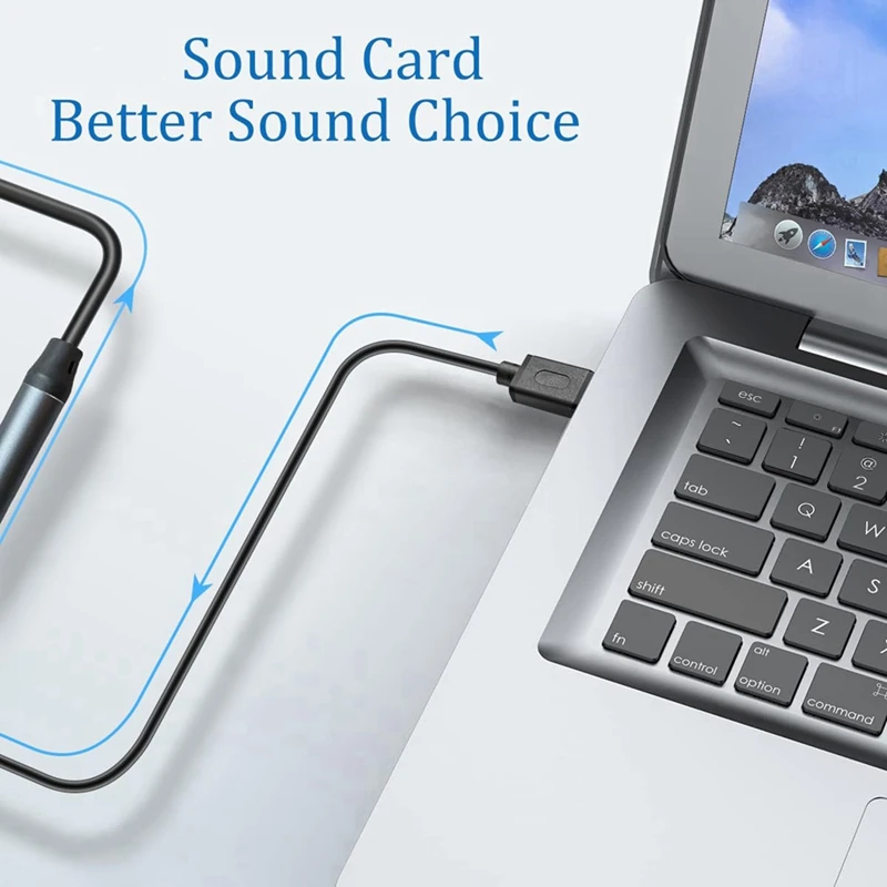 USB To Optical Audio Adapter USB A To Fiber Optic Audio SPDIF Port Connection Audio Converter Cable For Computer Laptop 3